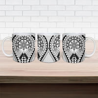 Philippines Batok Tribal Inspired Tattoo White Ceramic Mug