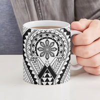 Philippines Batok Tribal Inspired Tattoo White Ceramic Mug