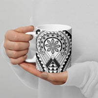 Philippines Batok Tribal Inspired Tattoo White Ceramic Mug