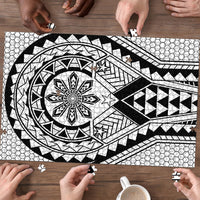 Philippines Batok Tribal Inspired Tattoo White Puzzle