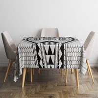 Philippines Batok Tribal Inspired Tattoo White Tablecloth