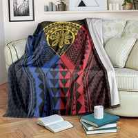 Philippines Batok Tribal Inspired Tattoo Blanket