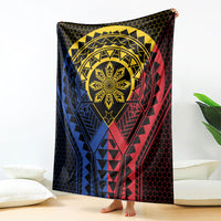 Philippines Batok Tribal Inspired Tattoo Blanket