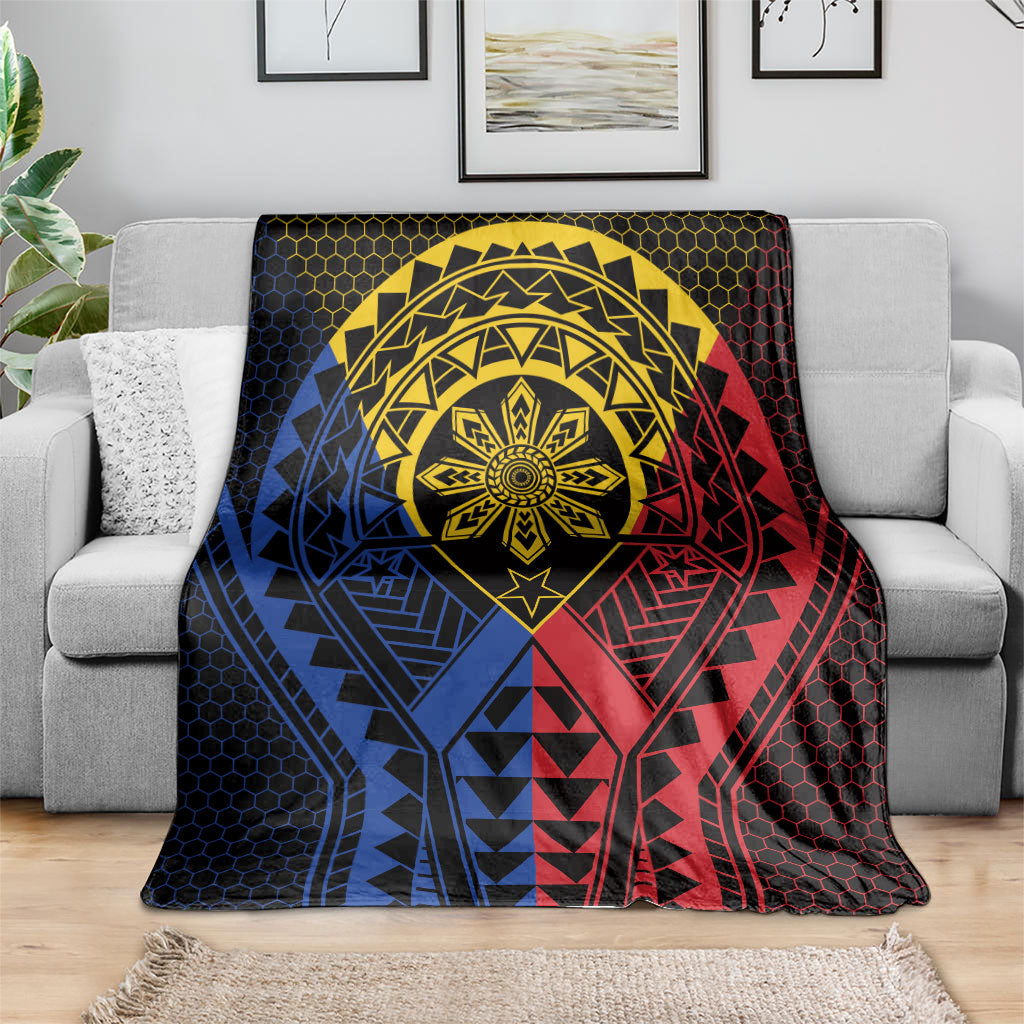 Philippines Batok Tribal Inspired Tattoo Blanket