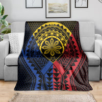 Philippines Batok Tribal Inspired Tattoo Blanket