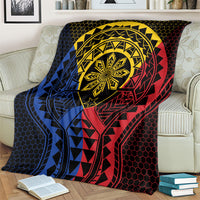 Philippines Batok Tribal Inspired Tattoo Blanket