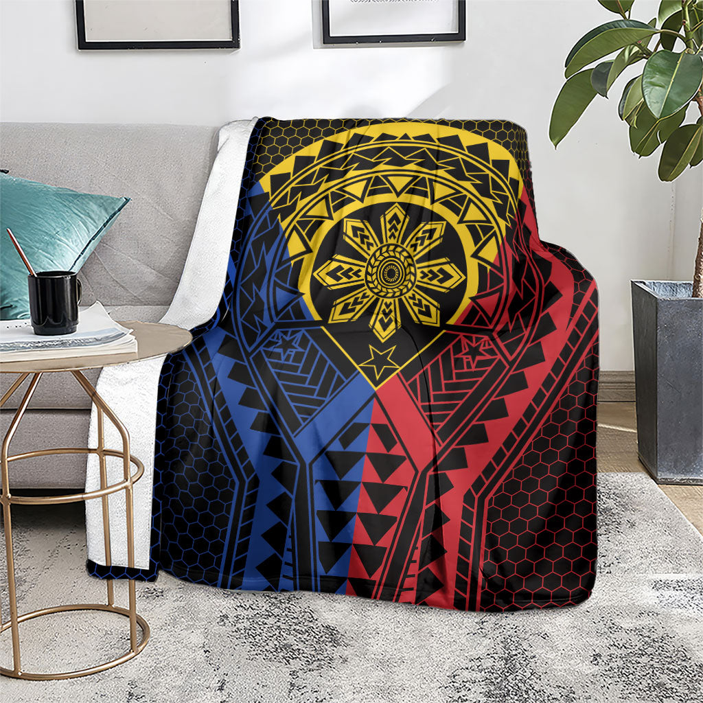 Philippines Batok Tribal Inspired Tattoo Blanket