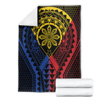 Philippines Batok Tribal Inspired Tattoo Blanket