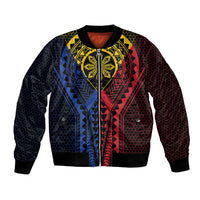 Philippines Batok Tribal Inspired Tattoo Bomber Jacket