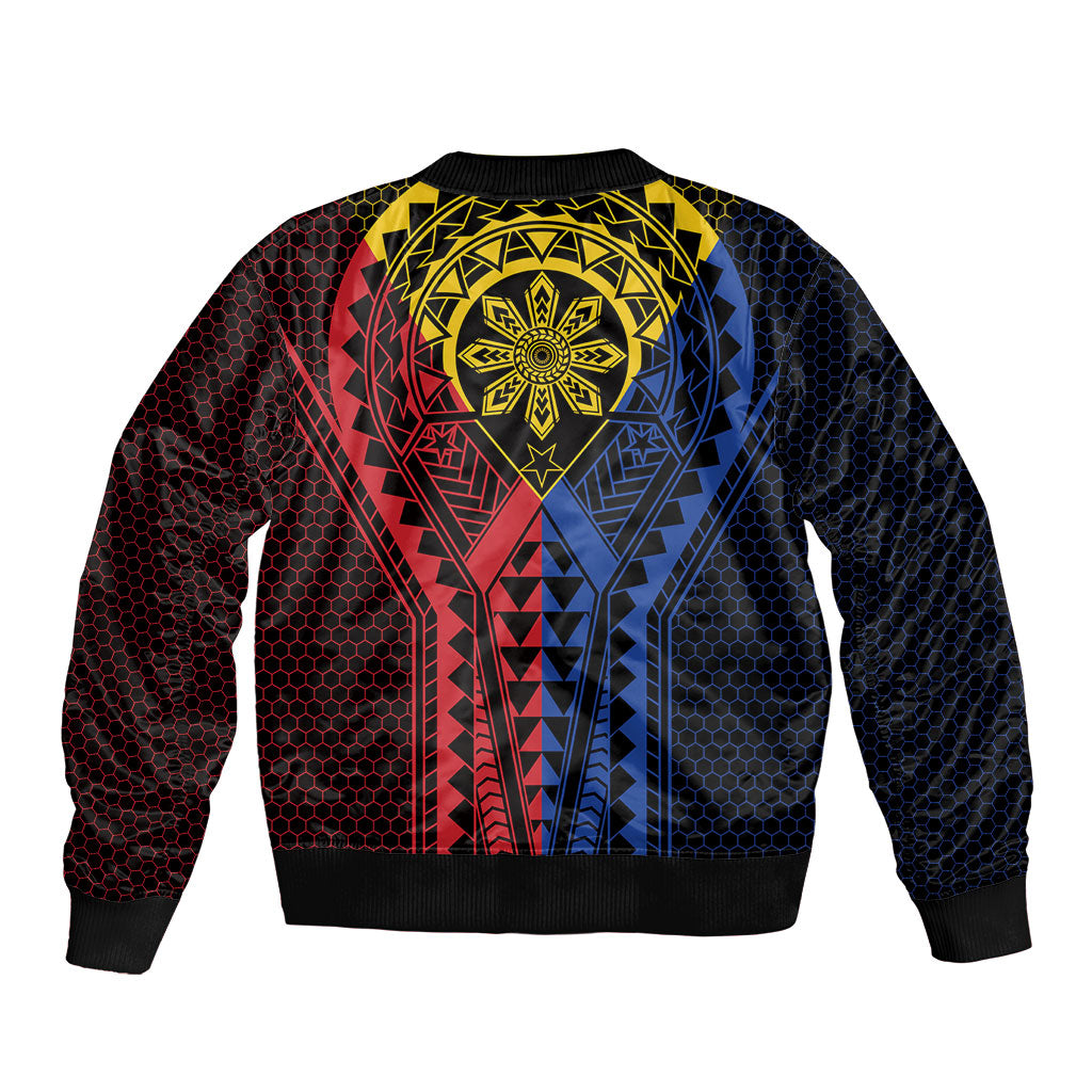 Philippines Batok Tribal Inspired Tattoo Bomber Jacket