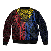 Philippines Batok Tribal Inspired Tattoo Bomber Jacket