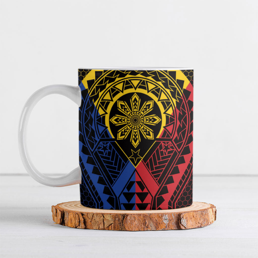 Philippines Batok Tribal Inspired Tattoo Ceramic Mug