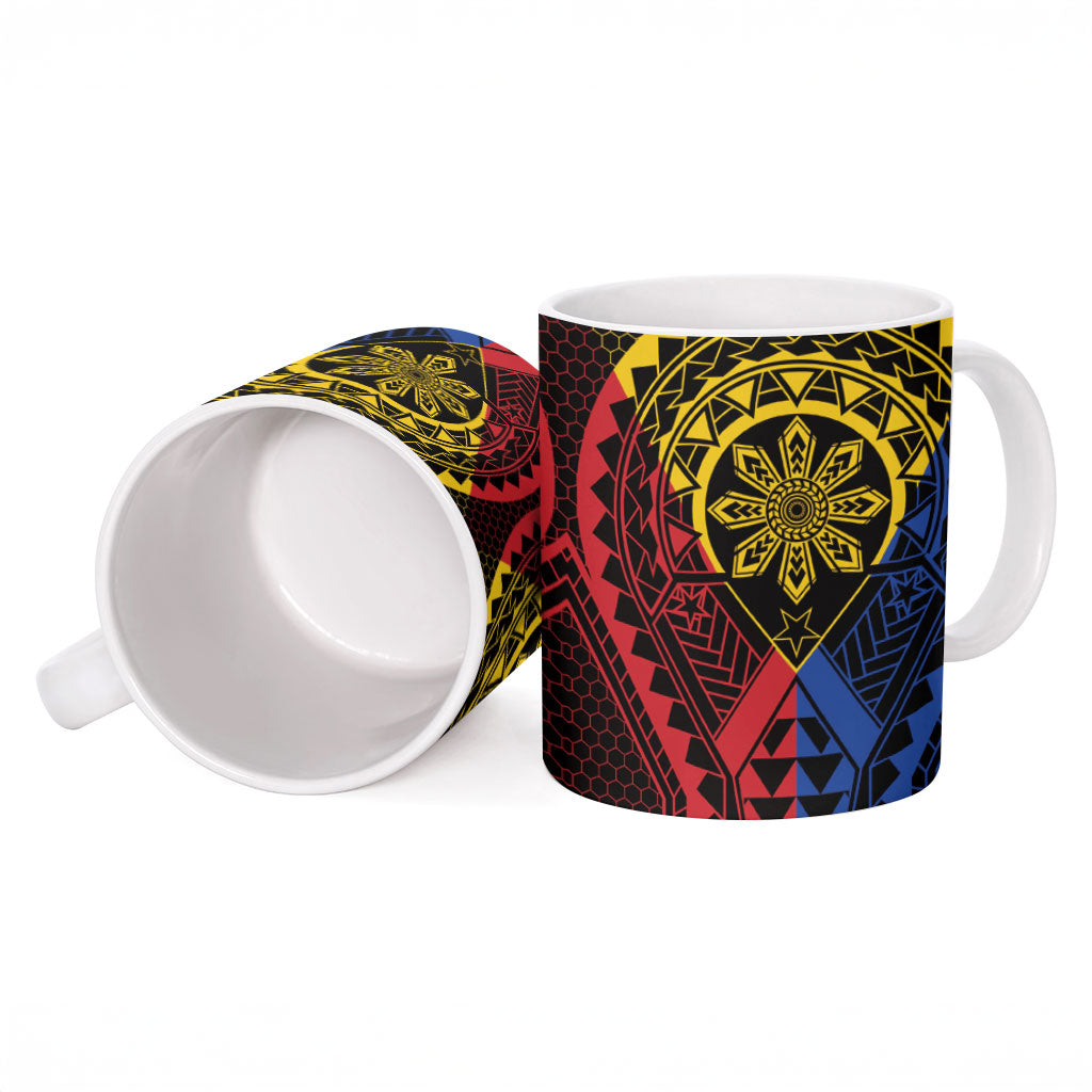 Philippines Batok Tribal Inspired Tattoo Ceramic Mug