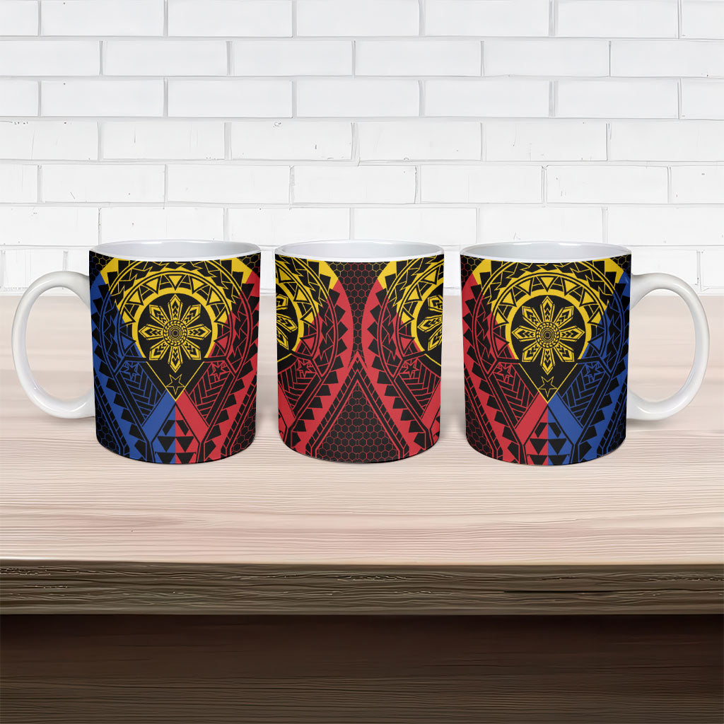 Philippines Batok Tribal Inspired Tattoo Ceramic Mug
