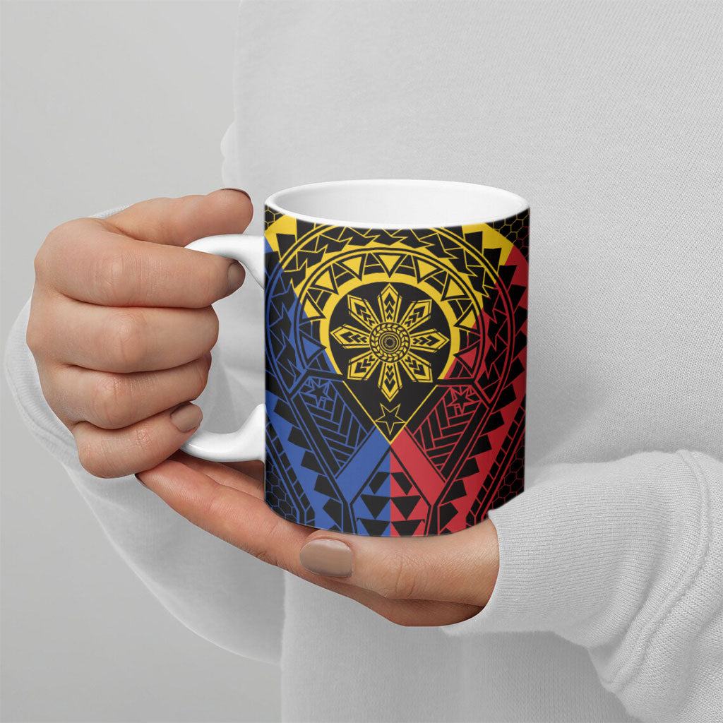 Philippines Batok Tribal Inspired Tattoo Ceramic Mug