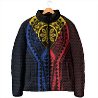 Philippines Batok Tribal Inspired Tattoo Padded Jacket