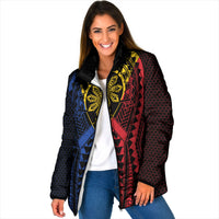 Philippines Batok Tribal Inspired Tattoo Padded Jacket