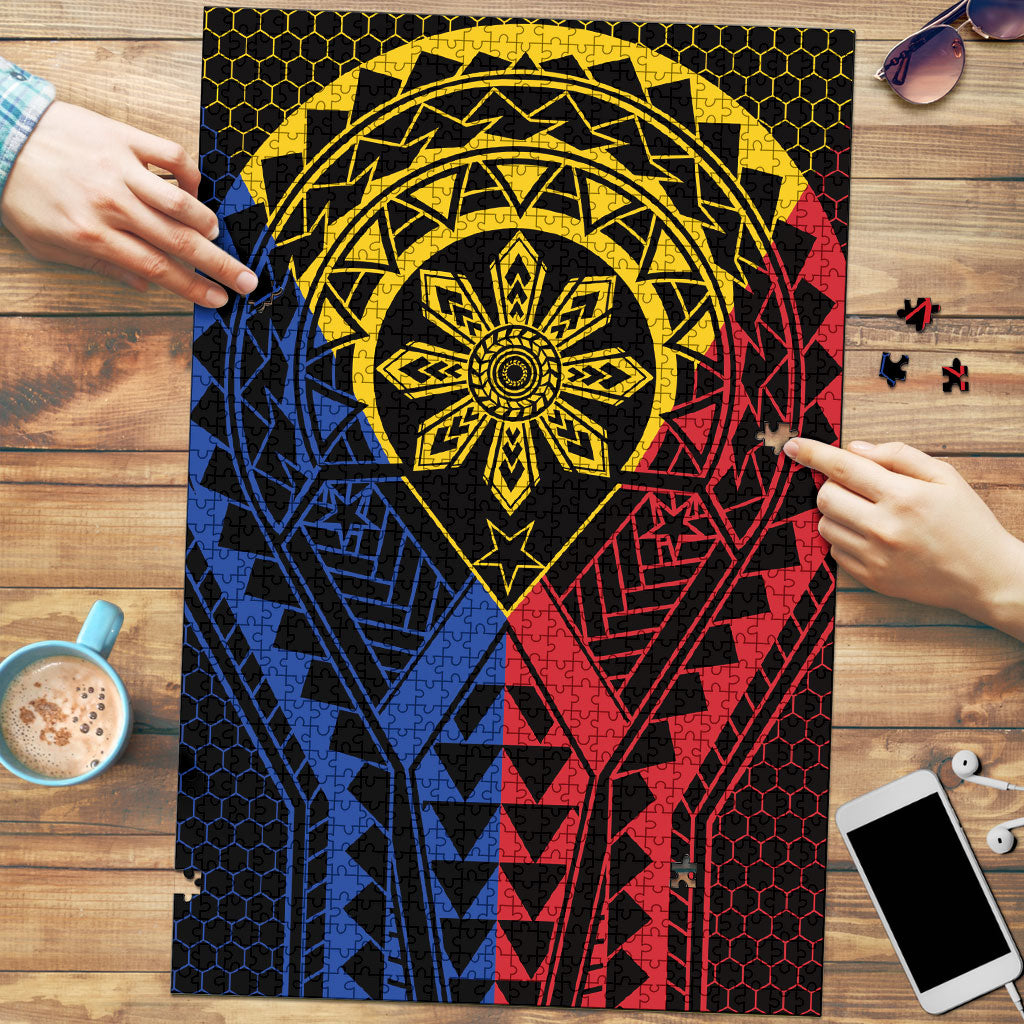 Philippines Batok Tribal Inspired Tattoo Puzzle