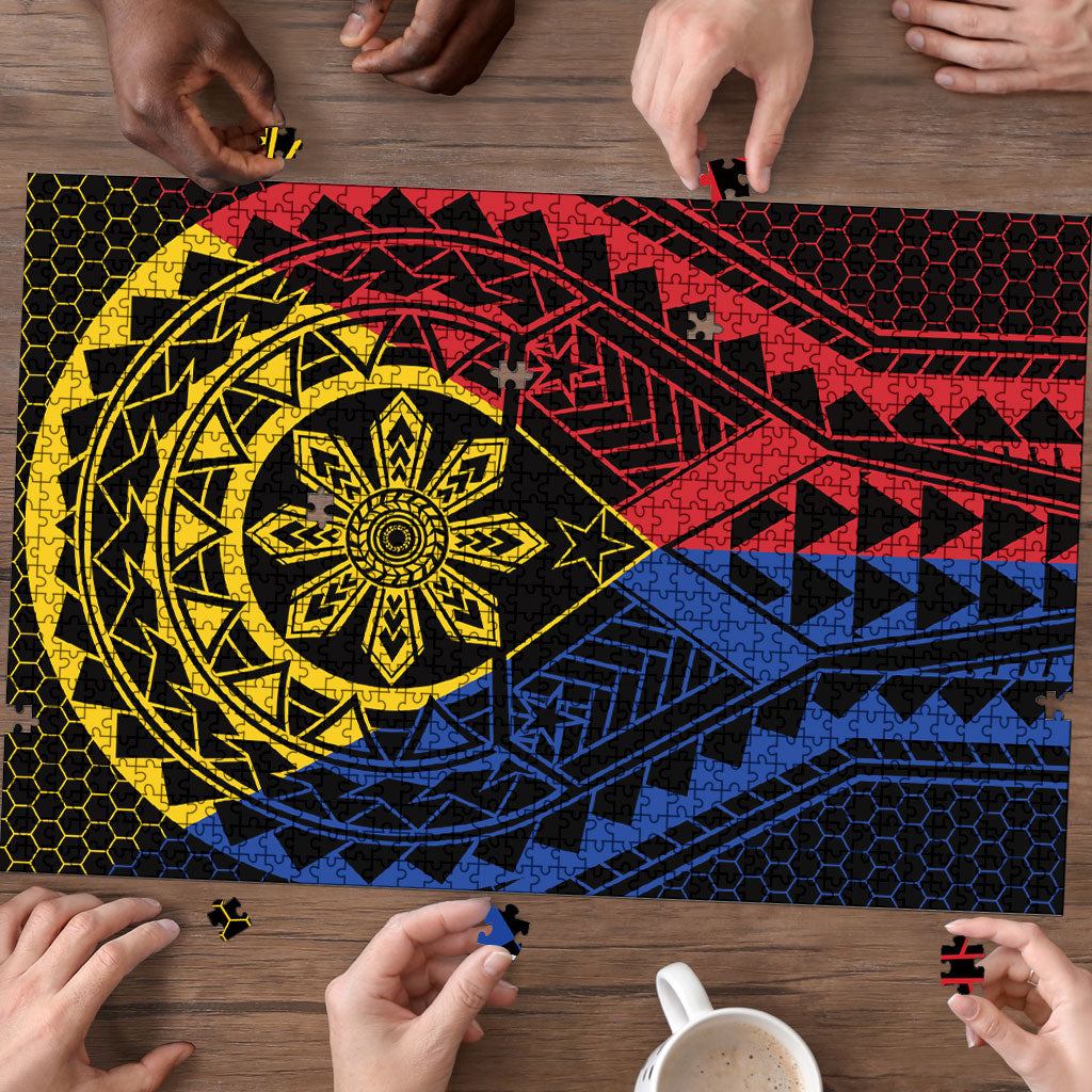 Philippines Batok Tribal Inspired Tattoo Puzzle