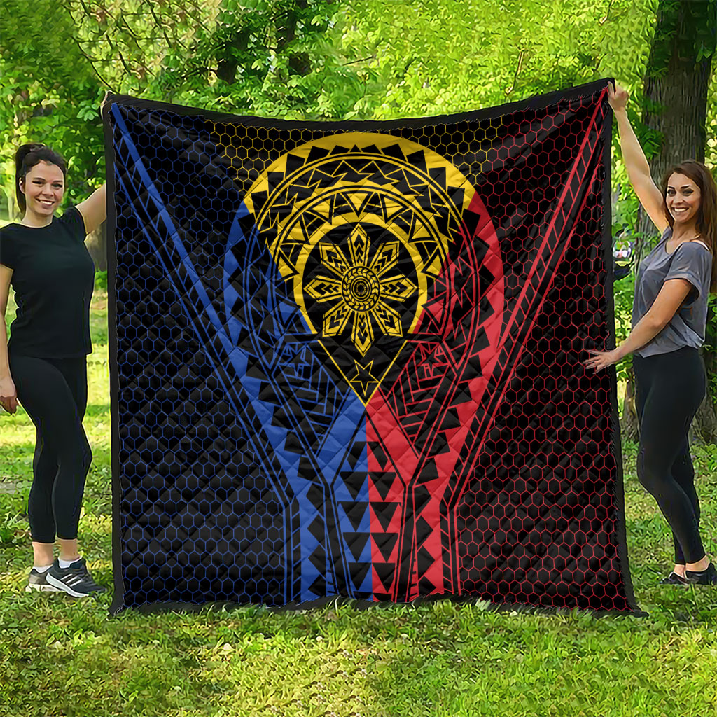 Philippines Batok Tribal Inspired Tattoo Quilt