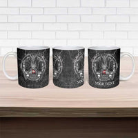 Personalized Denmark Viking Ceramic Mug Odin's Raven Legacy - Wonder Print Shop