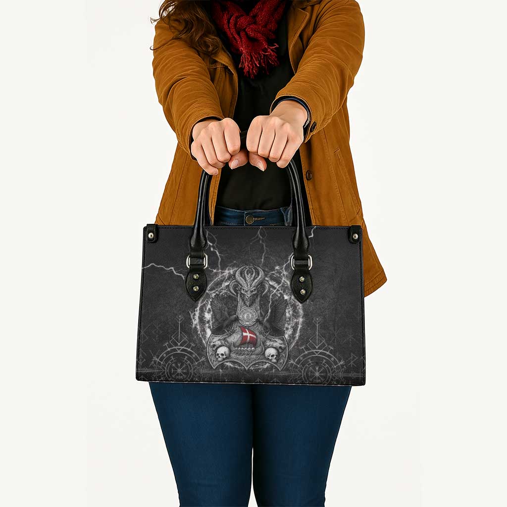 Denmark Viking Leather Bag Odin's Raven Legacy - Wonder Print Shop
