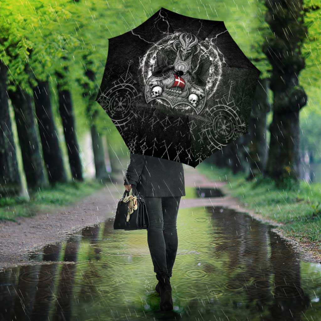 Denmark Viking Umbrella Odin's Raven Legacy - Wonder Print Shop