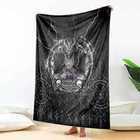Iceland Viking Blanket Odin's Raven Legacy - Wonder Print Shop