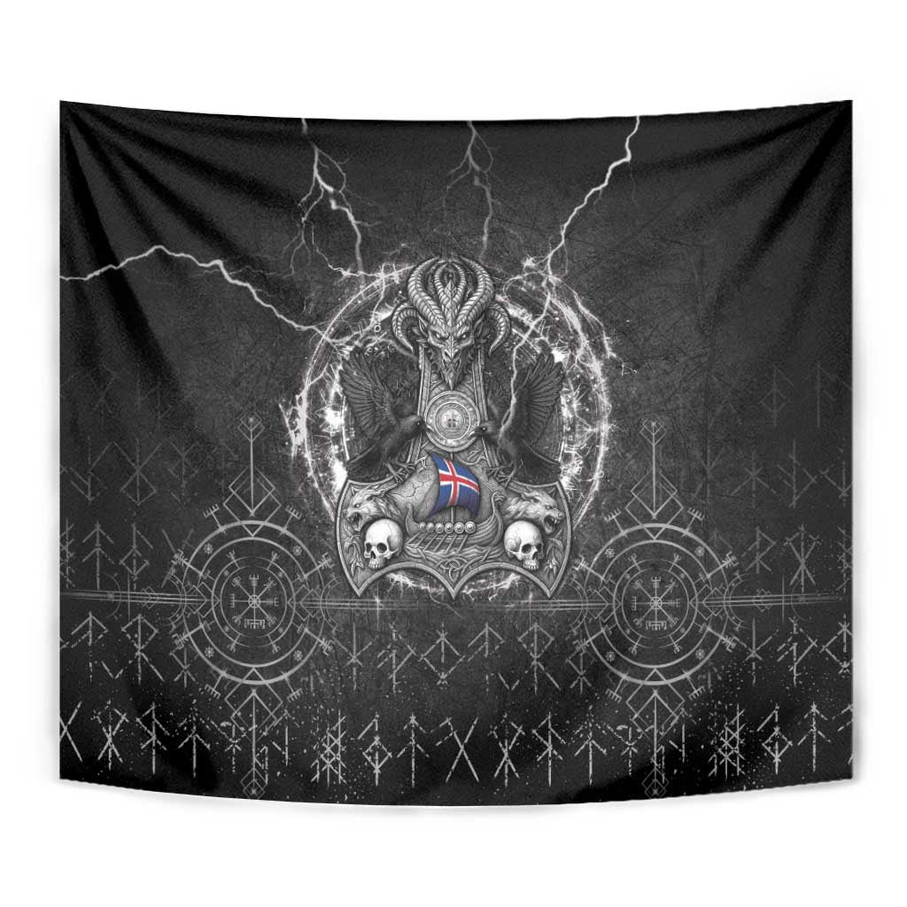 Iceland Viking Tapestry Odin's Raven Legacy - Wonder Print Shop