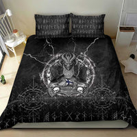 Finland Viking Bedding Set Odin's Raven Legacy - Wonder Print Shop