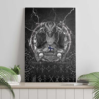 Finland Viking Canvas Wall Art Odin's Raven Legacy - Wonder Print Shop
