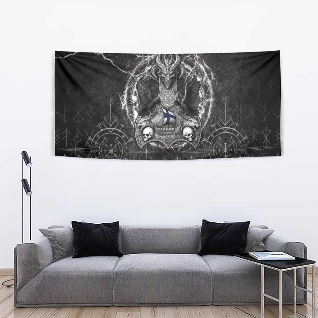Finland Viking Tapestry Odin's Raven Legacy - Wonder Print Shop