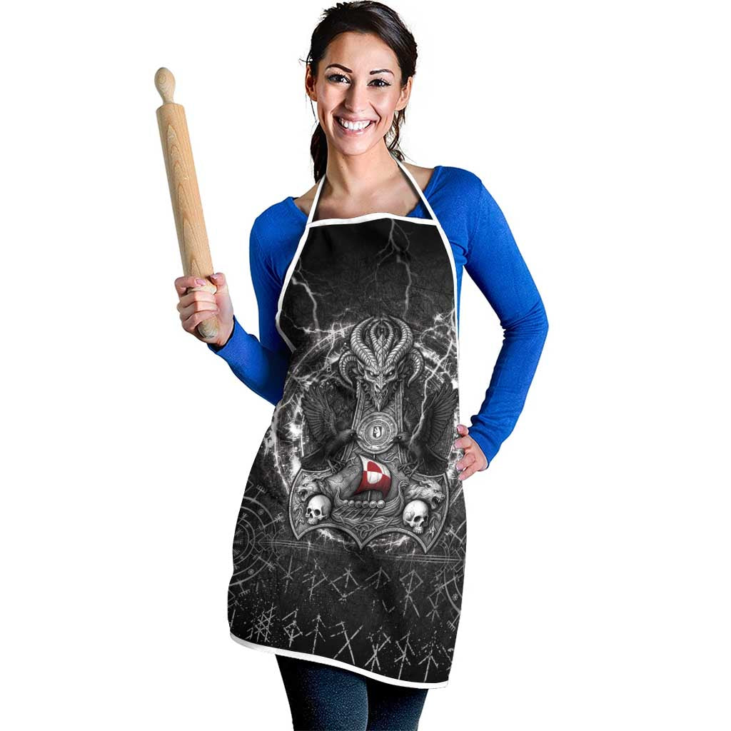 Greenland Viking Apron Odin's Raven Legacy - Wonder Print Shop