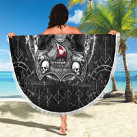 Greenland Viking Beach Blanket Odin's Raven Legacy - Wonder Print Shop
