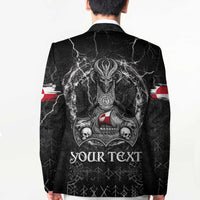 Personalized Greenland Viking Blazer Odin's Raven Legacy - Wonder Print Shop