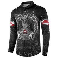 Personalized Greenland Viking Button Sweatshirt Odin's Raven Legacy - Wonder Print Shop