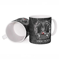 Personalized Greenland Viking Ceramic Mug Odin's Raven Legacy - Wonder Print Shop