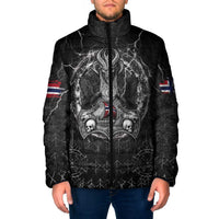Personalized Norway Viking Padded Jacket Odin's Raven Legacy - Wonder Print Shop