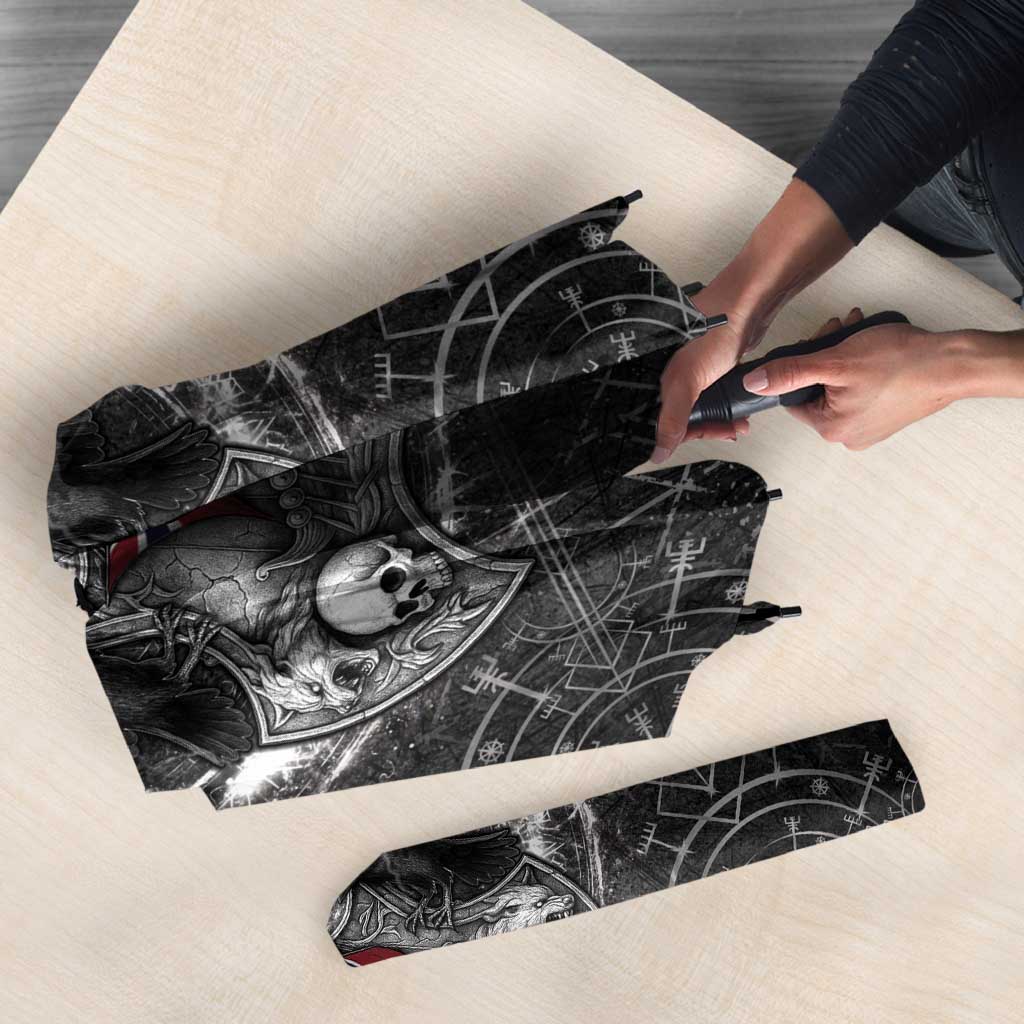 Norway Viking Umbrella Odin's Raven Legacy - Wonder Print Shop
