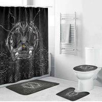 Sweden Viking Bathroom Set Odin's Raven Legacy - Wonder Print Shop