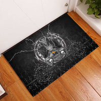 Sweden Viking Rubber Doormat Odin's Raven Legacy - Wonder Print Shop