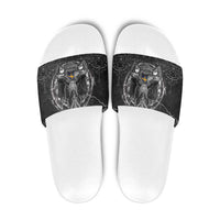 Sweden Viking Slide Sandals Odin's Raven Legacy - Wonder Print Shop