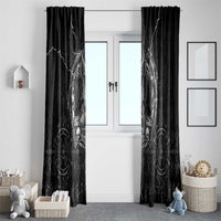 Sweden Viking Window Curtain Odin's Raven Legacy - Wonder Print Shop