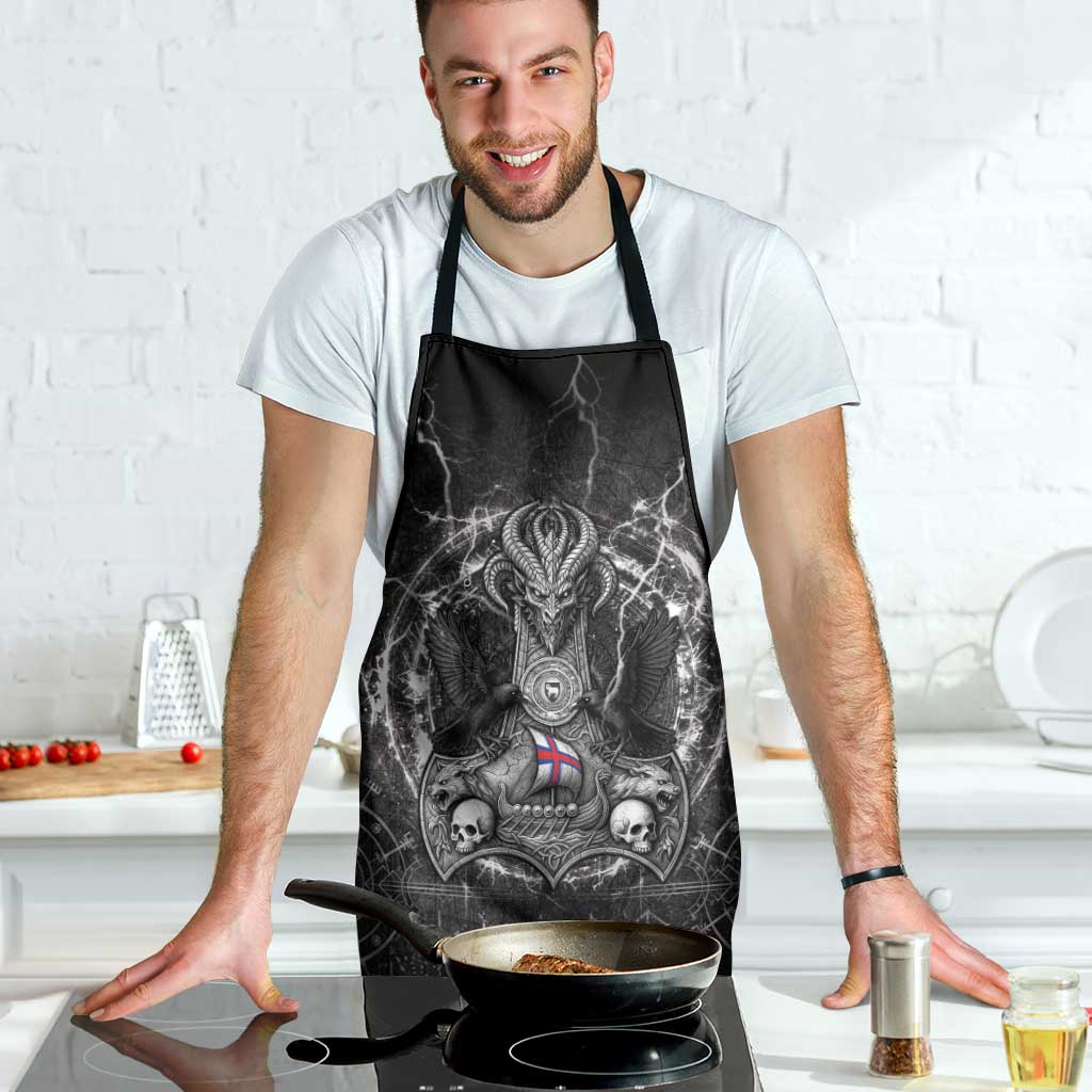 Faroe Islands Viking Apron Odin's Raven Legacy - Wonder Print Shop