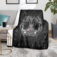 Faroe Islands Viking Blanket Odin's Raven Legacy - Wonder Print Shop