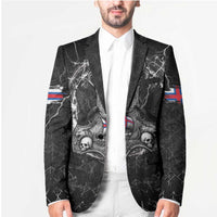 Personalized Faroe Islands Viking Blazer Odin's Raven Legacy - Wonder Print Shop