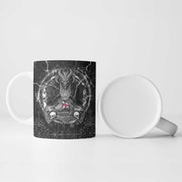 Personalized Faroe Islands Viking Ceramic Mug Odin's Raven Legacy - Wonder Print Shop
