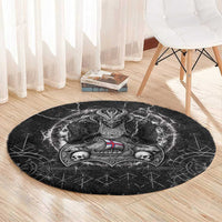 Faroe Islands Viking Round Carpet Odin's Raven Legacy - Wonder Print Shop