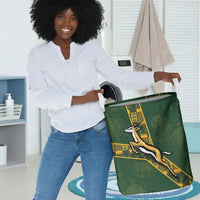Rugby South Africa Laundry Basket Go Bokke With Protea Pattern