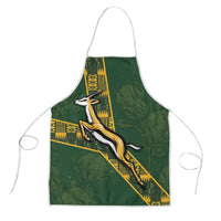 Rugby South Africa Apron Go Bokke With Protea Pattern